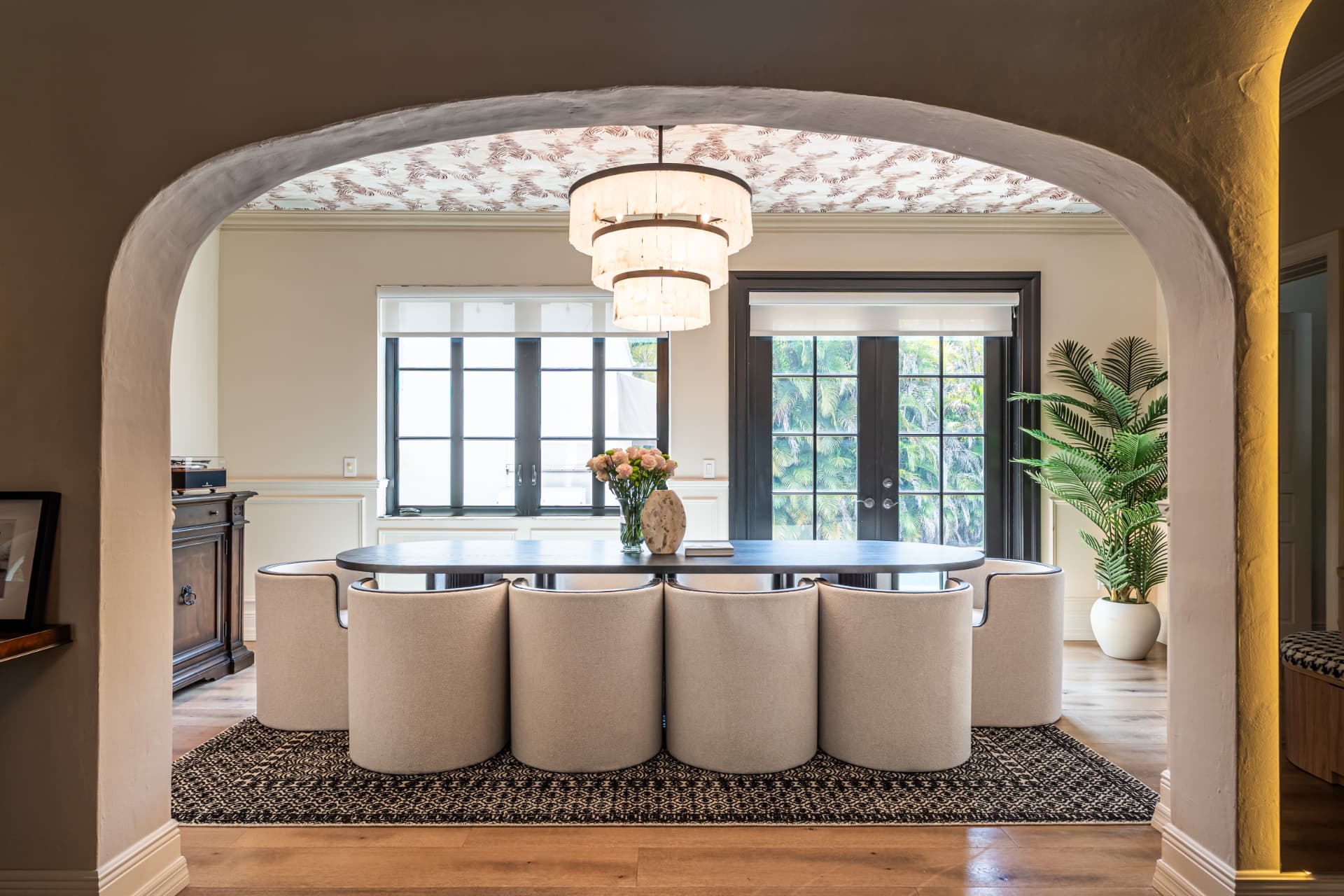 Dining Through the Arch — Coral Gables