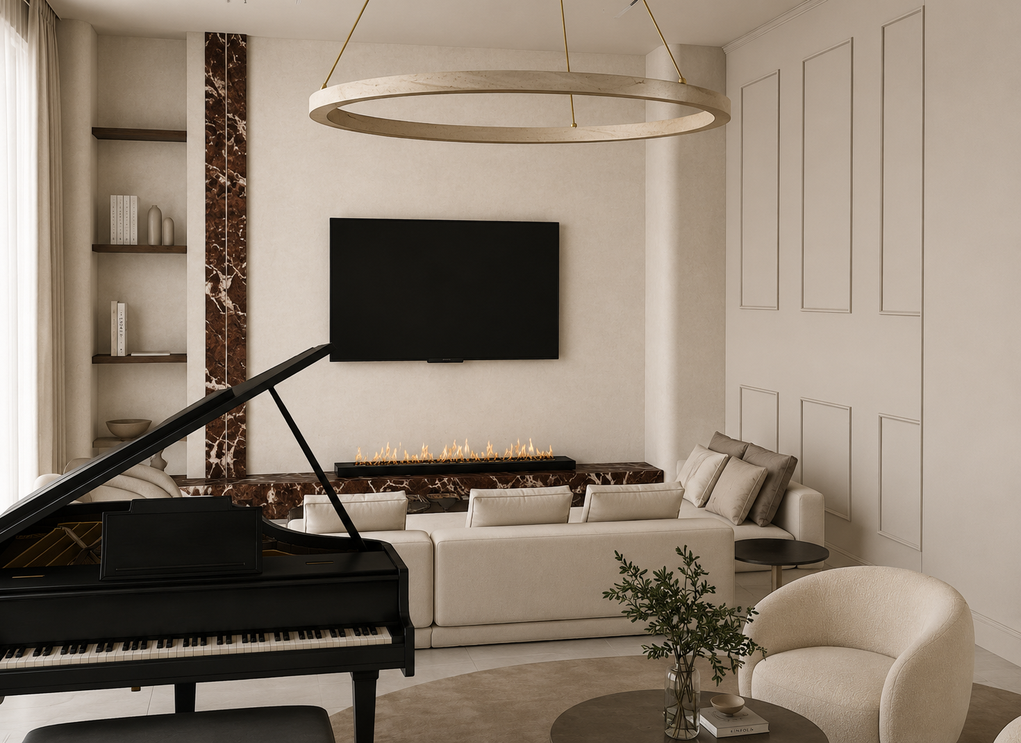 Timeless Living Room — Boca Raton